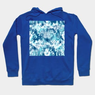 Blue and Navy Tie-Dye Hoodie